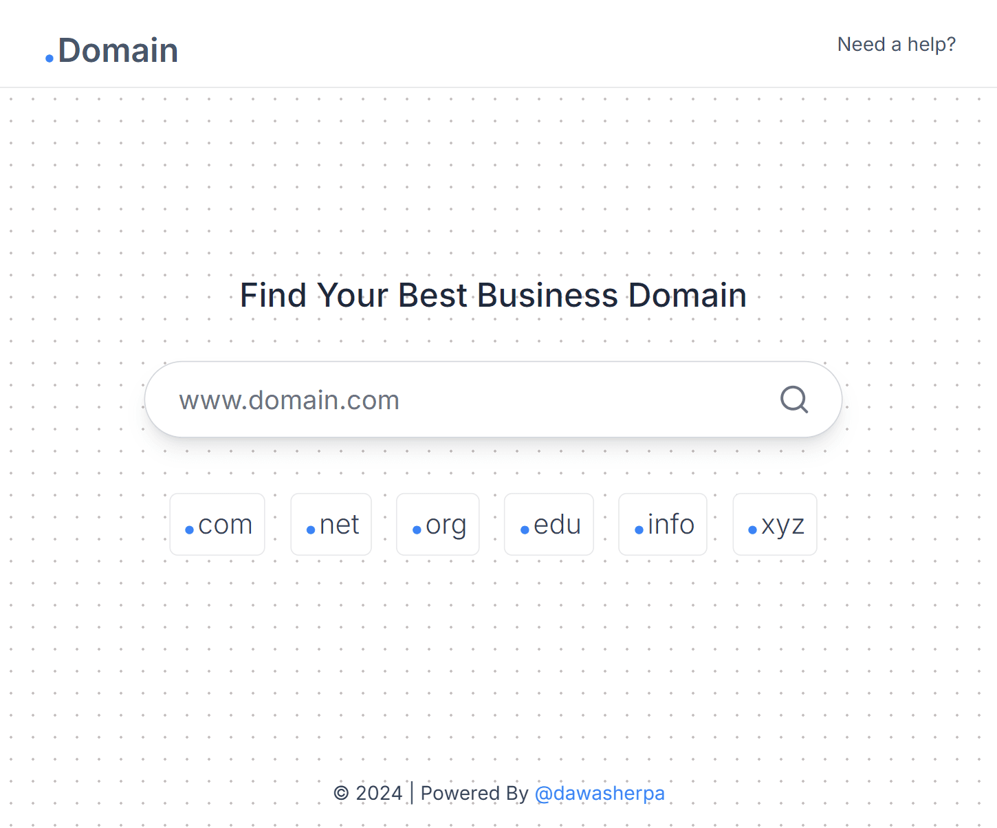 Dot Domain